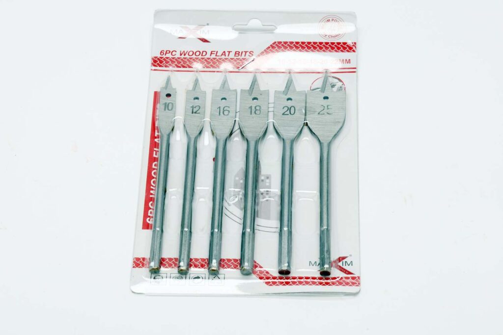 Wood Flat Bit Set