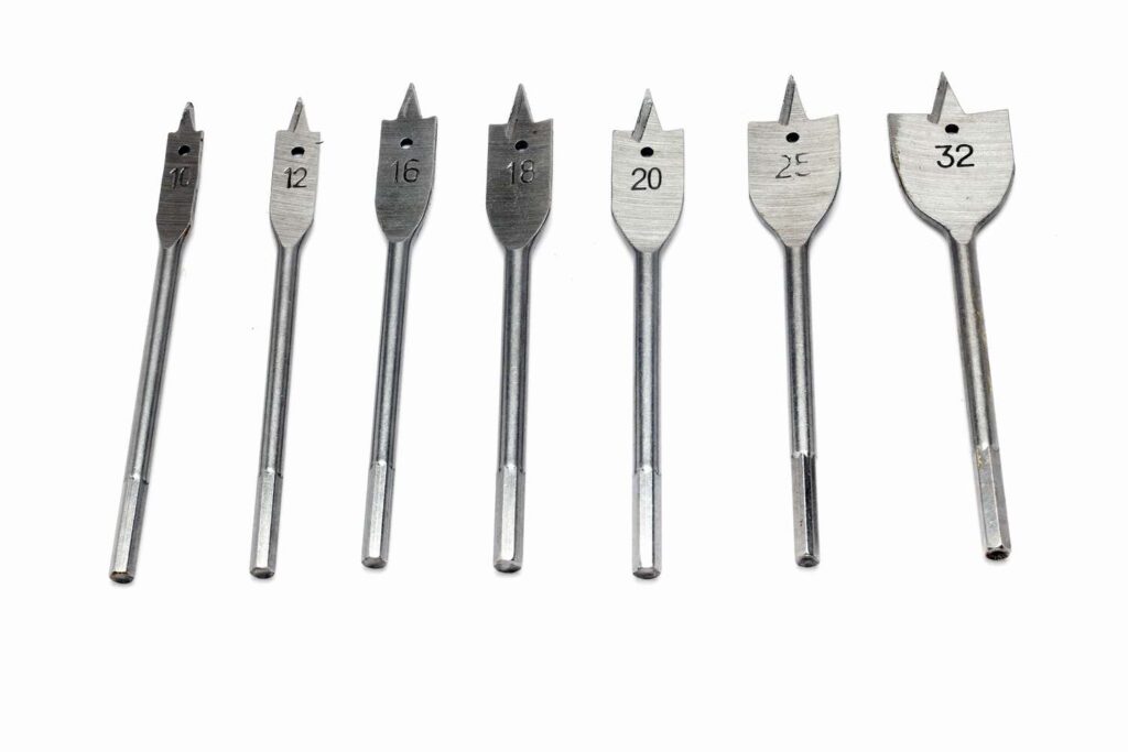 Wood Flat Bit Set